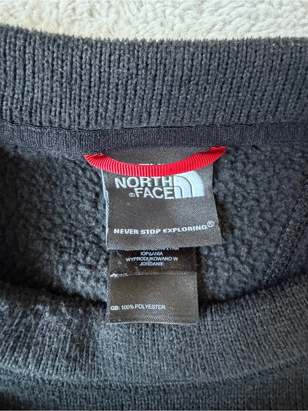 The North Face Men's Black Crewneck Fleece Pullover Men Size XL